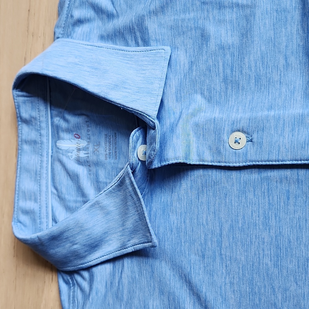 Johnnie-O Huron Prep-Formance Lightweight 3 Button Polo / Liberty - Picture 12 of 14